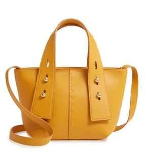 Frame Les Second Mini Crossbody Bag, Sunflower, Italian Leather, small